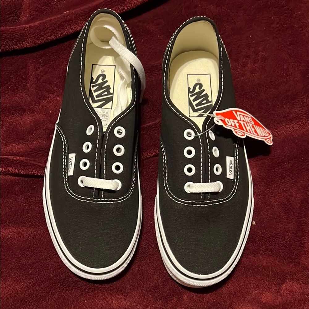 Vans Black Canvas Sneakers